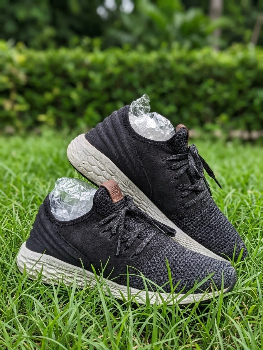 Black Knit Runner