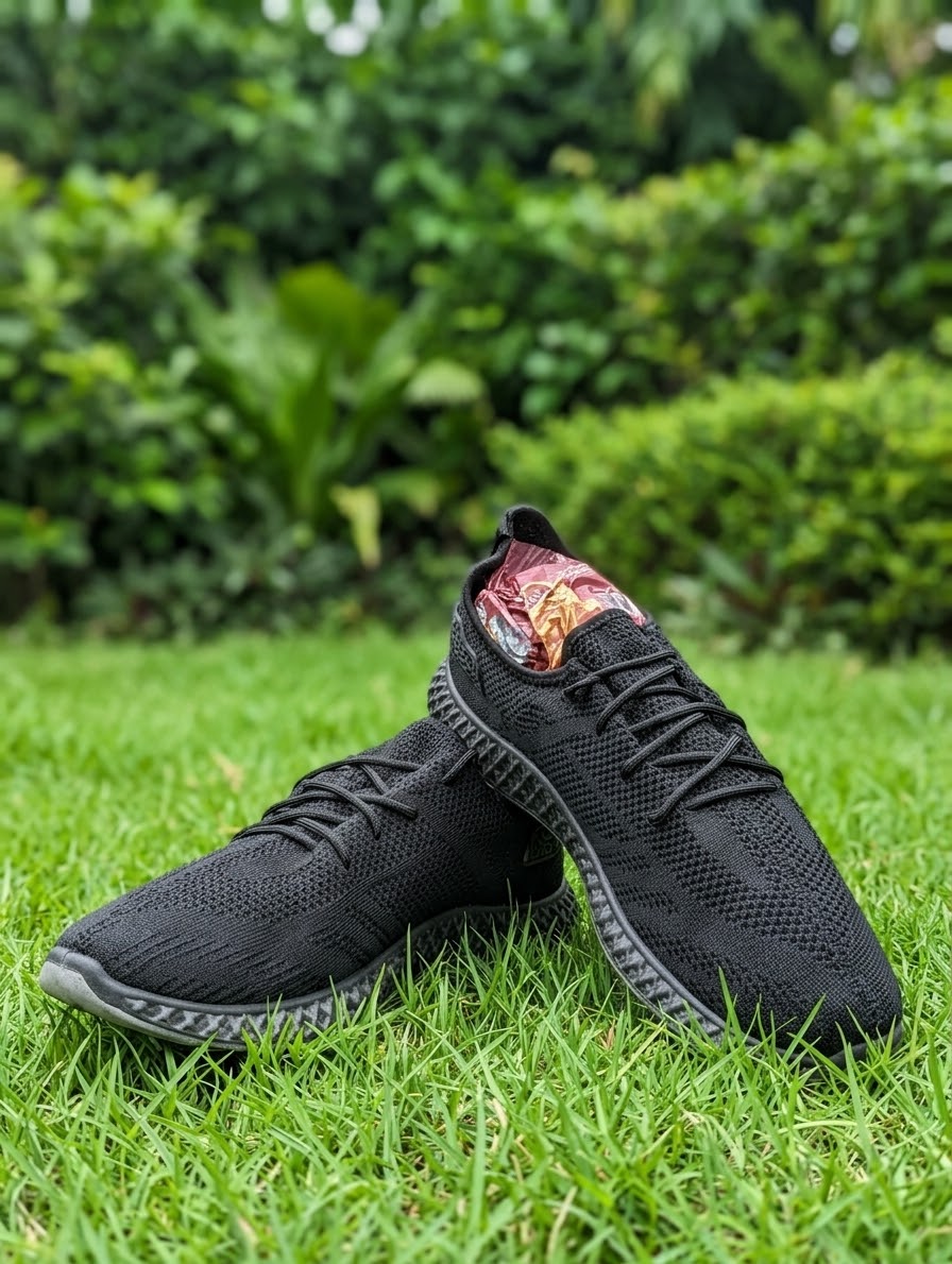 Black Flyknit Runner