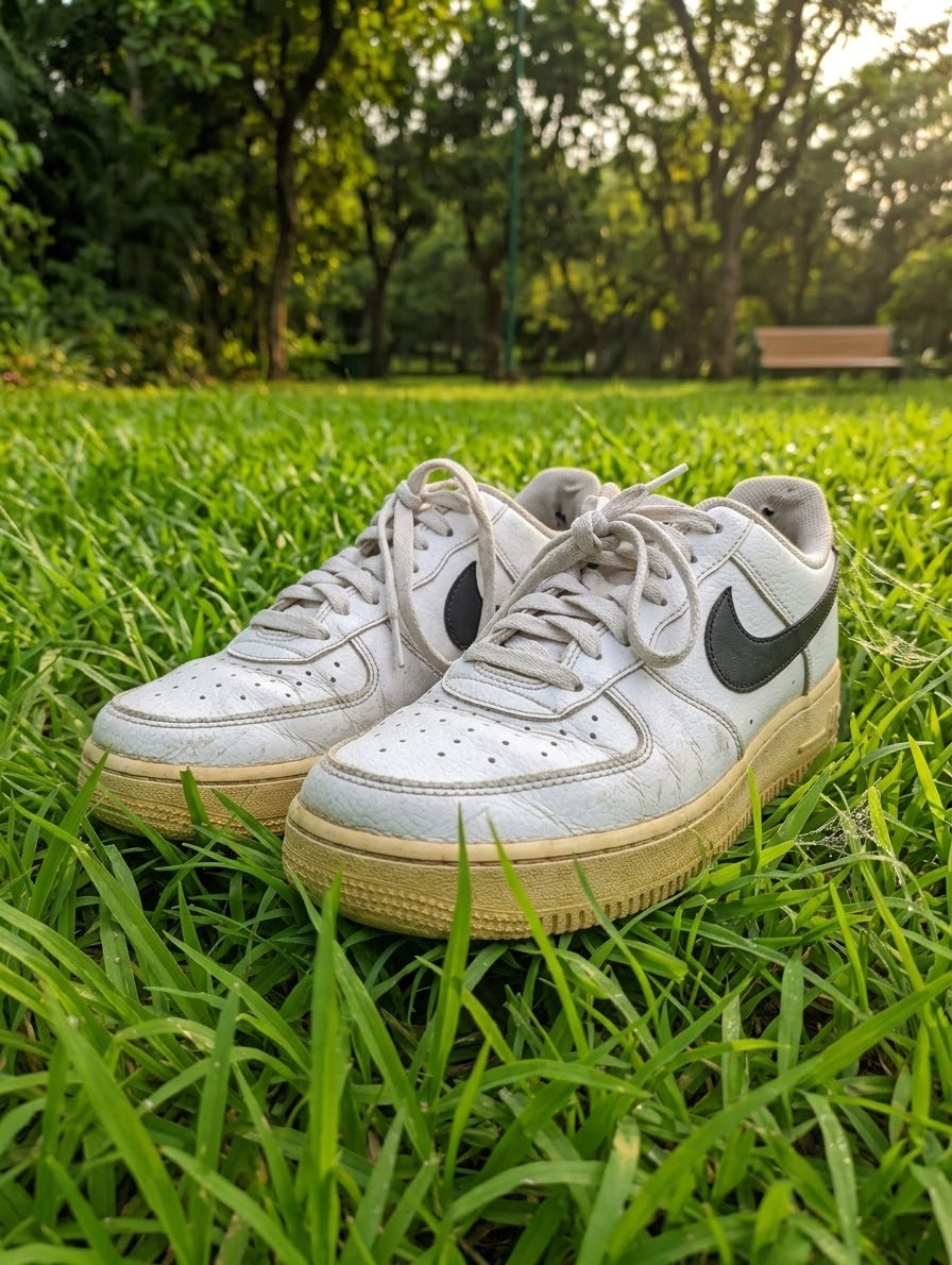 Classic light sneakers from the Step & Scent collection